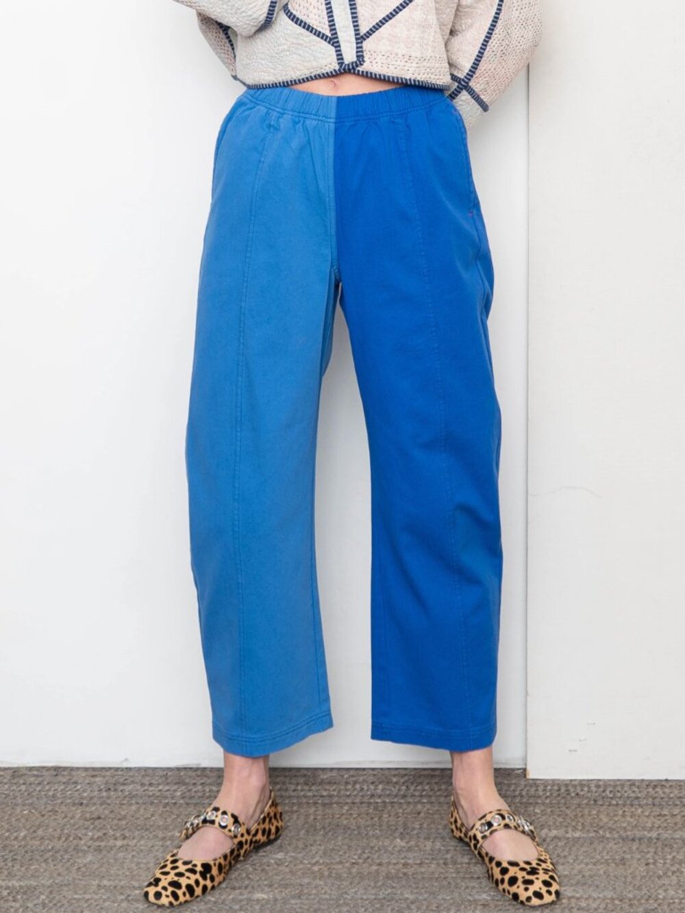 Verity & Daughters JANUS I PANT Colorblock Blue GUC with few tiny flaws XL